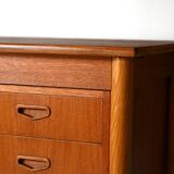 Bureau scandinave vintage avec tiroirs réglables