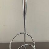 Designer soliflore vase in twisted stainless steel