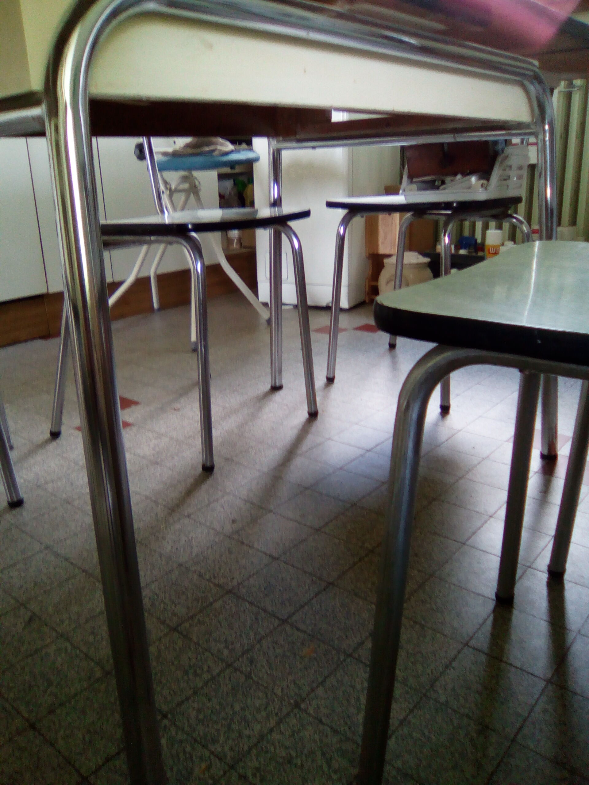 Vintage dining table and seats late 50's