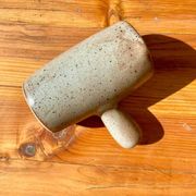 Pot en grès à poignet vintage