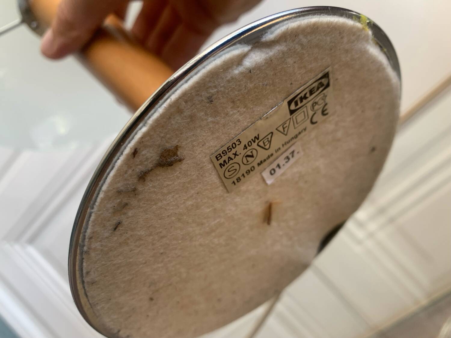 Paire de lampe IKEA Kvintol
