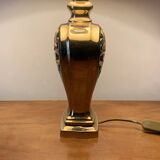 Lampe vintage en laiton massif ajouré