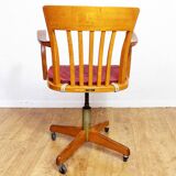 Stoll Giroflex wooden workshop chair