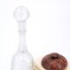 La Rochère transparent bubbled glass carafe, 70s