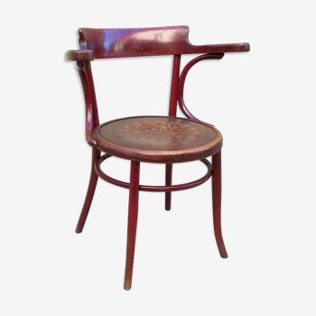 Fauteuil de bistrot estampillé Fischel