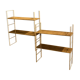 Metal wall shelves