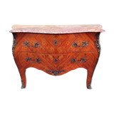 Louis XV chest of drawers in rosewood