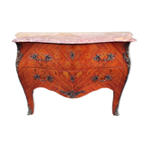 Louis XV chest of drawers in rosewood