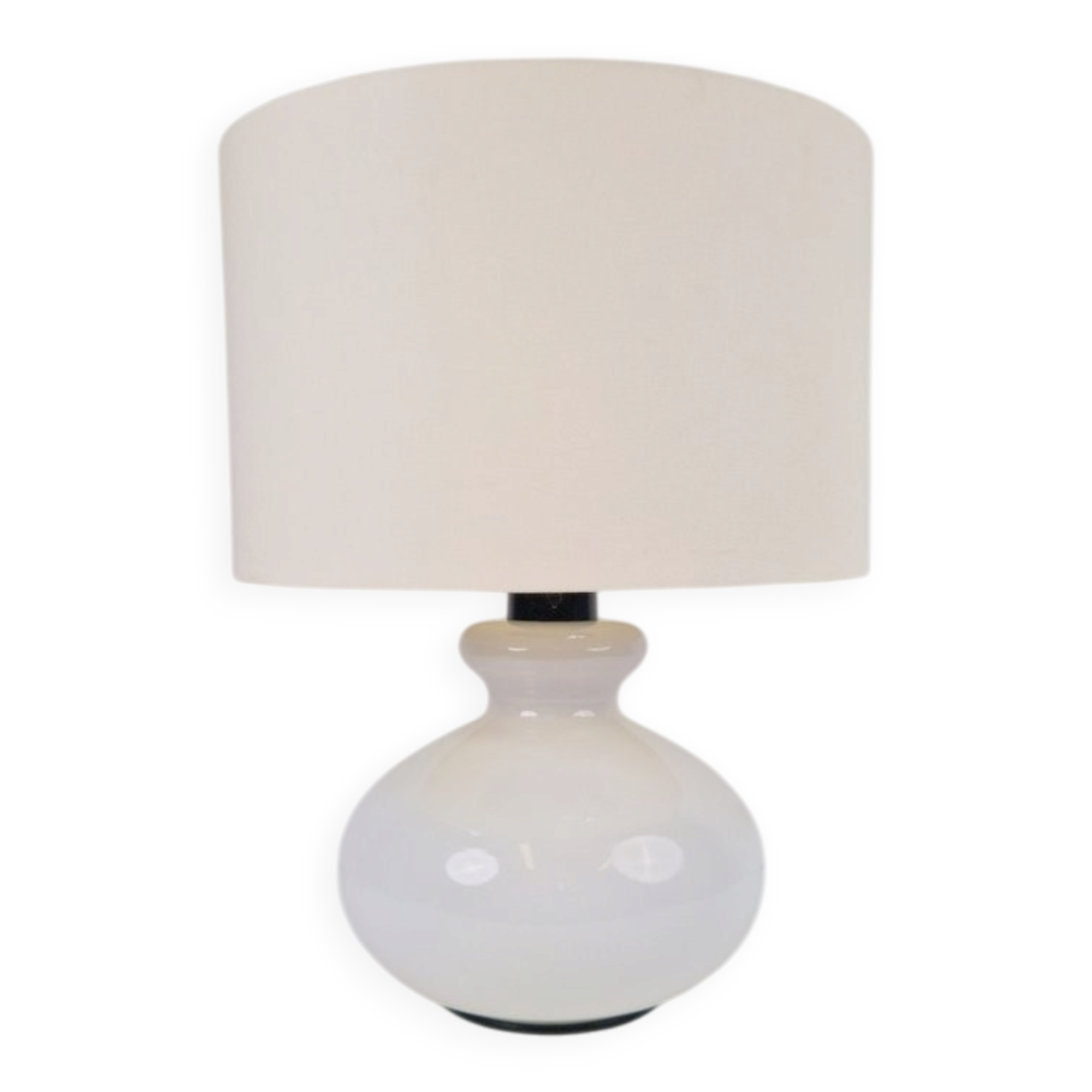 Lampe de table en verre vintage de Dijkstra, années 1960