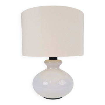 Lampe de table en verre vintage de Dijkstra, années 1960