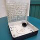 Square glass ceiling lamp
