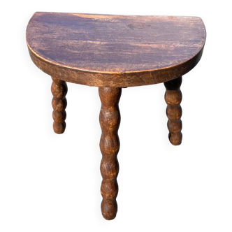 Wooden farmhouse stool