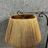 According to Gilbert Poillerat: wrought iron tripod floor lamp circa 1940