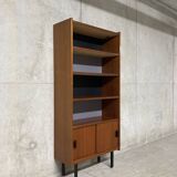 Vintage 60s modernist display cabinet bookcase