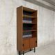 Vintage 60s modernist display cabinet bookcase