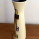 Vase Diabolo VEB Haldensleben 3148B - Design cylindrique moderne du milieu du siècle de la RDA est-allemande