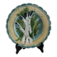 Asparagus plate - Faience Barbotine - XIX century - Salins