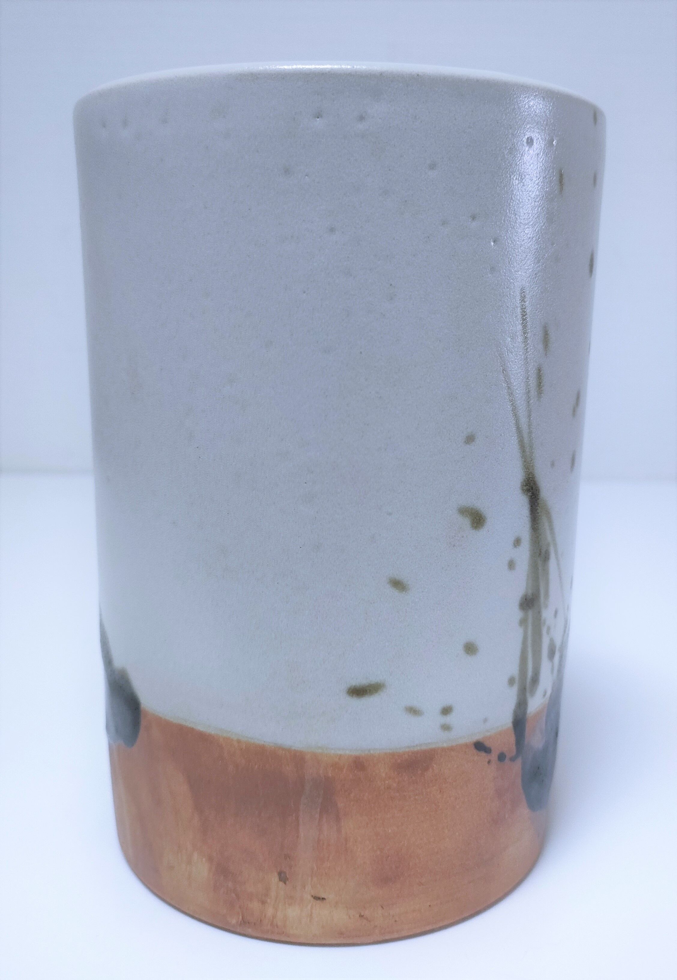 Glazed stoneware vase of the pottery La Colombe 70s