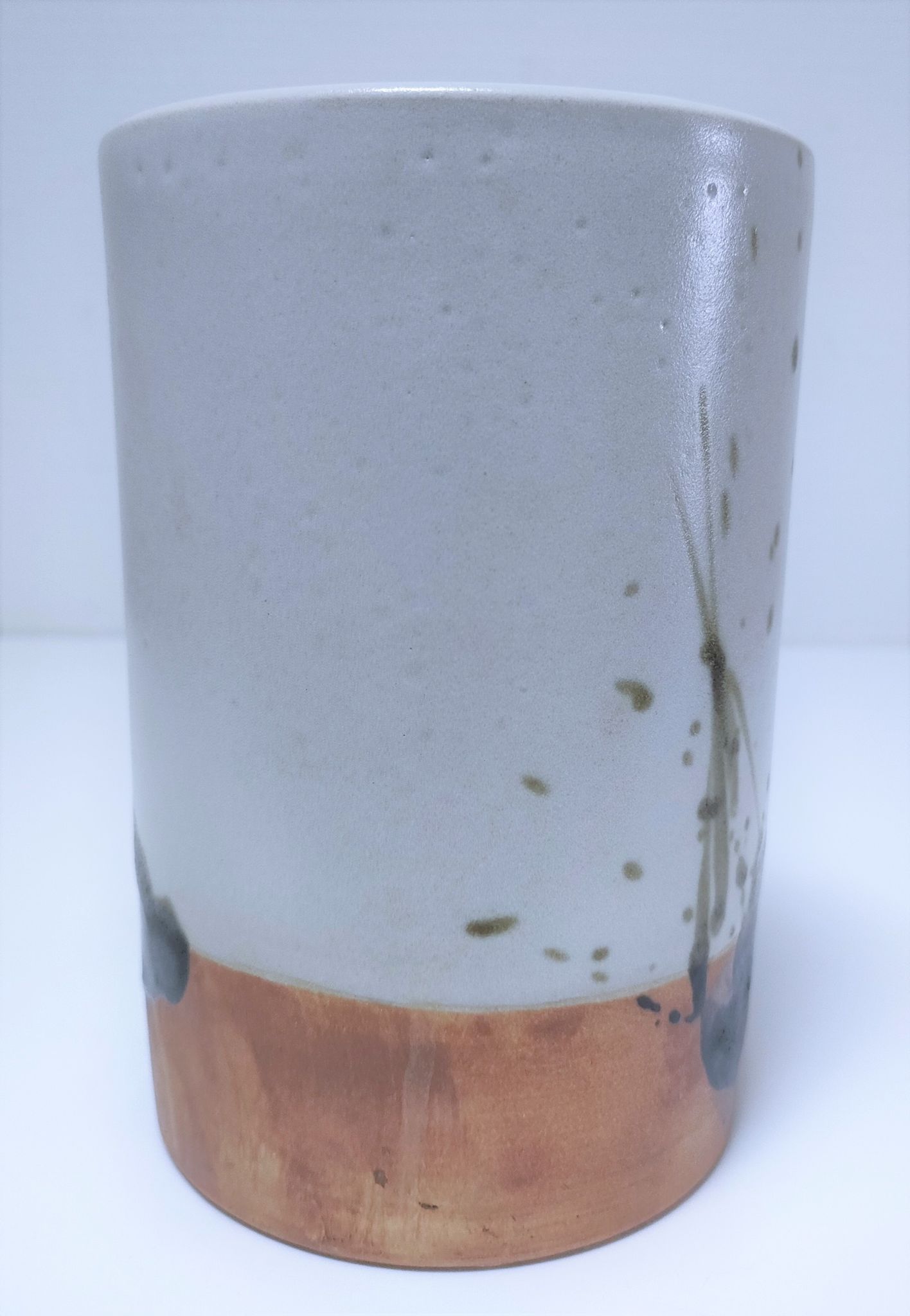 Vase grès émaillé de la poterie la Colombe années 70
