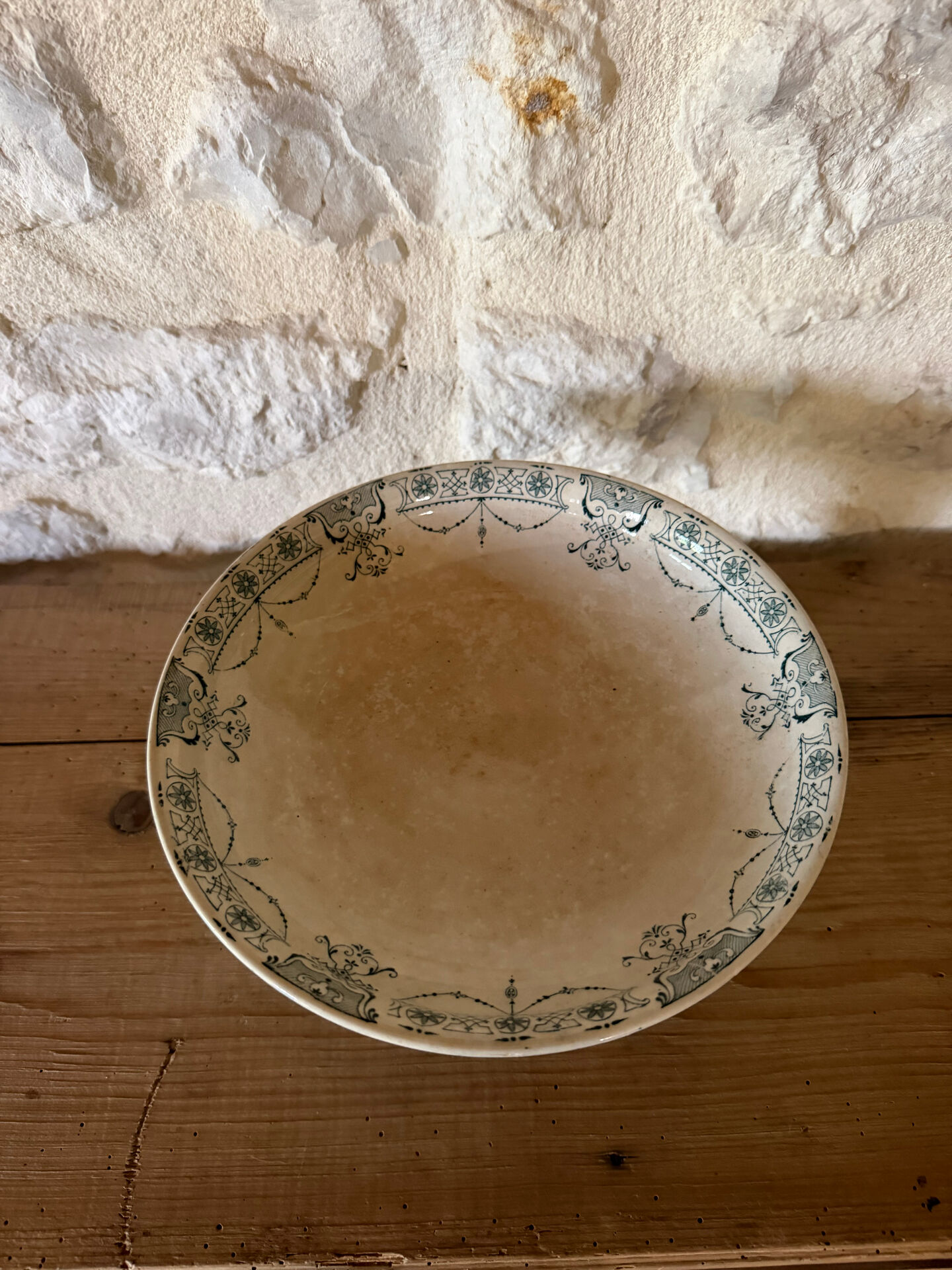 Earthenware compote dish KG Luneville