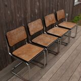 Set of 4 B32 or Cesca by Marcel Breuer
