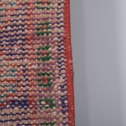 Tapis vintage turc de oushak tissé à la main 46x373 cm