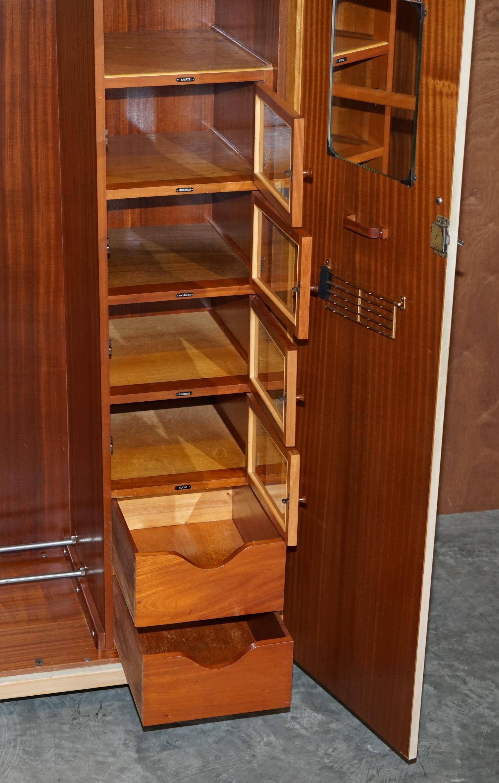Light walnut cabinet from the 1940s