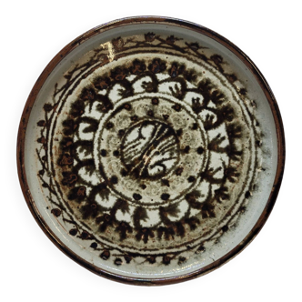 Ceramic Stoneware Dish Signed La Tournerie