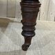 English nineteenth oak table with 1 crank extension