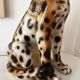 Vintage ceramic leopard