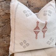 Cactus silk pillow, cactus silk cushion, lumbar pillow, decorative silk pillow