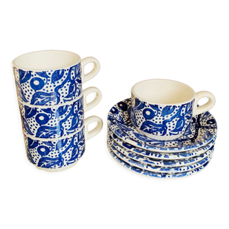 Vintage stackable cups from Gien