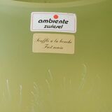 Handmade ball vase. Ambiente Zwiesel. Artistic look. 17x20cm