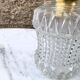 Brass and moulded glass sconce
