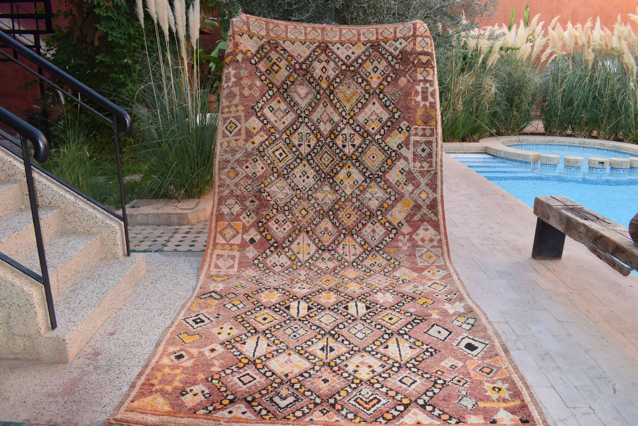 Vintage Moroccan Berber rug