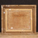 Small signed landscape painting from the 20th century