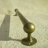 Antique brass towel support bar or handrail