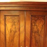 Solid wood cabinet and veneer. early twentieth century