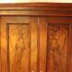 Solid wood cabinet and veneer. early twentieth century