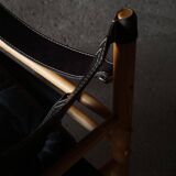 Set of Sirocco safari chairs by Arne Norell for Arne Norell AB, Sweden, 1960s.