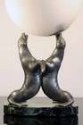 Louis Carvin otter lamp