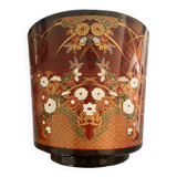 Cache pot vide poche design déco Japon fleurs art nouveau
