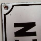 Enamelled plate "rauchen verboten"