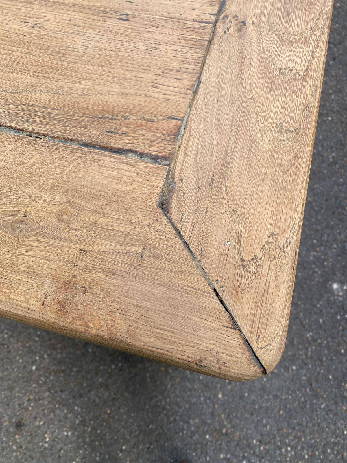 19th century Louis Philippe solid oak chest of drawers, renovated