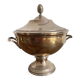 Silver tureen, pine cone handle