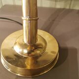Solid brass palm tree lamp