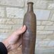 Old handmade terracotta bottle