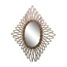 Miroir rotin 50x30cm