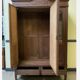 Armoire en bois sculpté, 2 miroirs, vers 1910