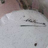 Stoneware vase signed Méténier